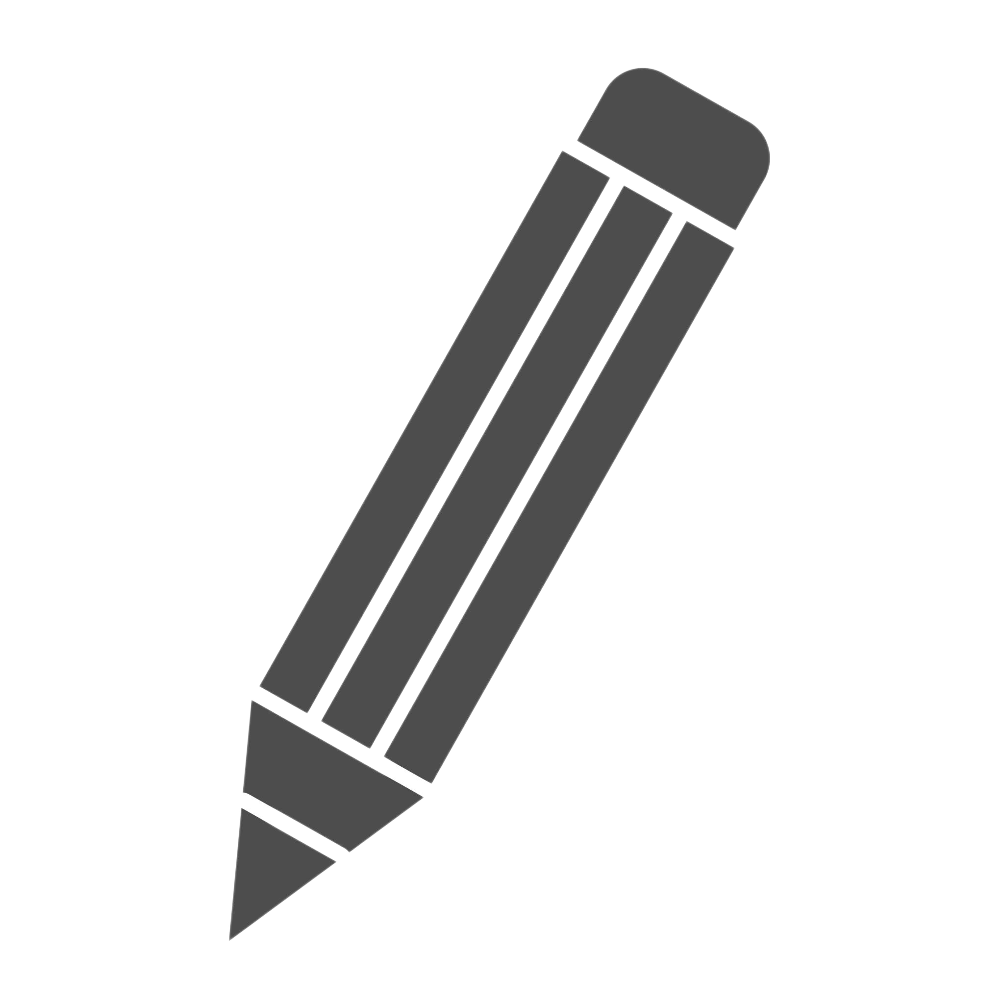 Pencil solid icon. Graphite pencil symbol, glyph style pictogram on white background. School instrument to write and draw sign for mobile concept and web design. Vector graphics. (Provided by Getty Images)